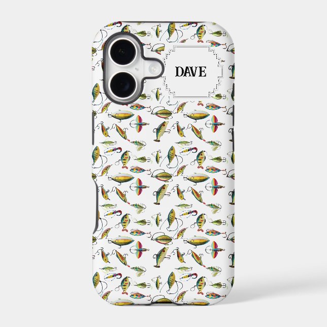 Batch Of Fishing Lures Pattern Customizable (Back)
