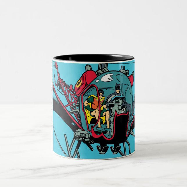 Batcopter Two-Tone Coffee Mug (Center)