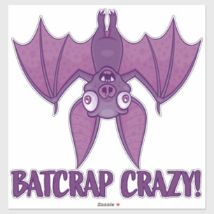 Batcrap Crazy Wacky Cartoon Bat
