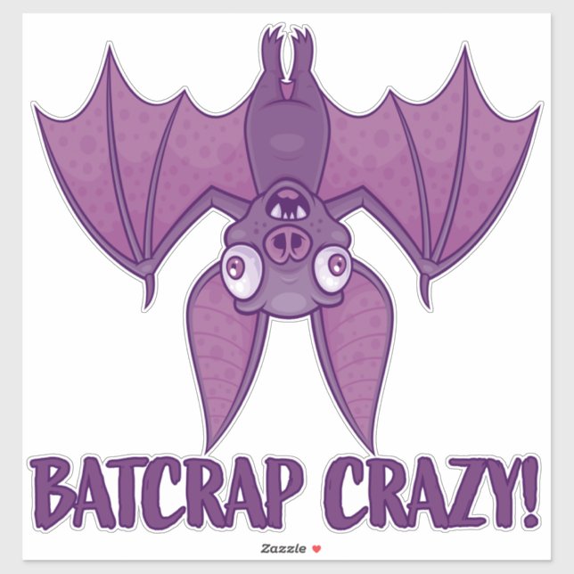 Batcrap Crazy Wacky Cartoon Bat (Sheet)