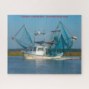 Bateau à crevettes Mississippi. Jigsaw Puzzle