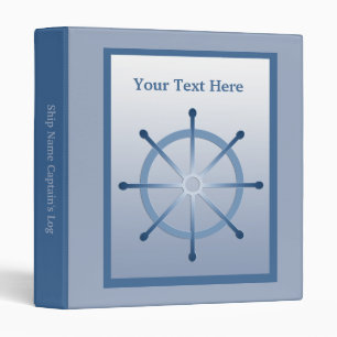 Bateau à hélice à roue Classeur du carnet de bord