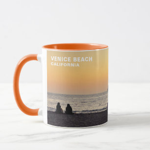 Bateau à Sunset - Venice Beach, CA Mug