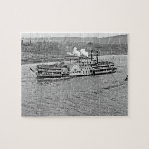 Bateau à vapeur puzzle de "Cincinnati" 1906