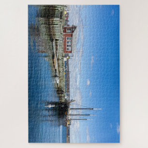 Bateau à voile dans le port d'Halifax puzzle