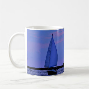 Bateau à voile Sunset Mug