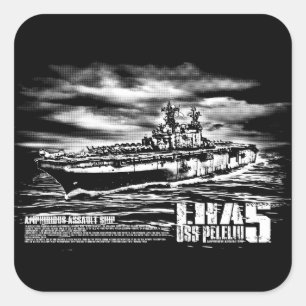 Bateau d'assaut amphibie Peleliu Sticker