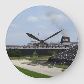 Bateau de charbon SS Badger à Manitowoc Horloge mu