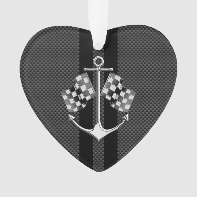 Bateau de course nautique en fibre de carbone noir (devant)