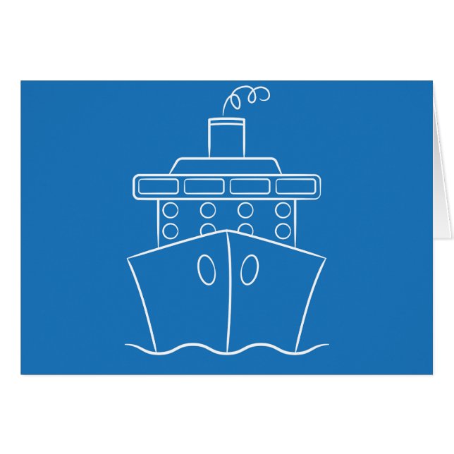 Bateau de croisière (Devant Horizontal)