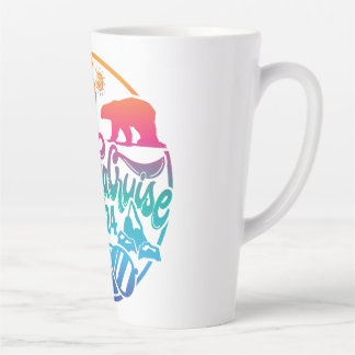 Bateau de croisière Latte Mug Alaska vacances