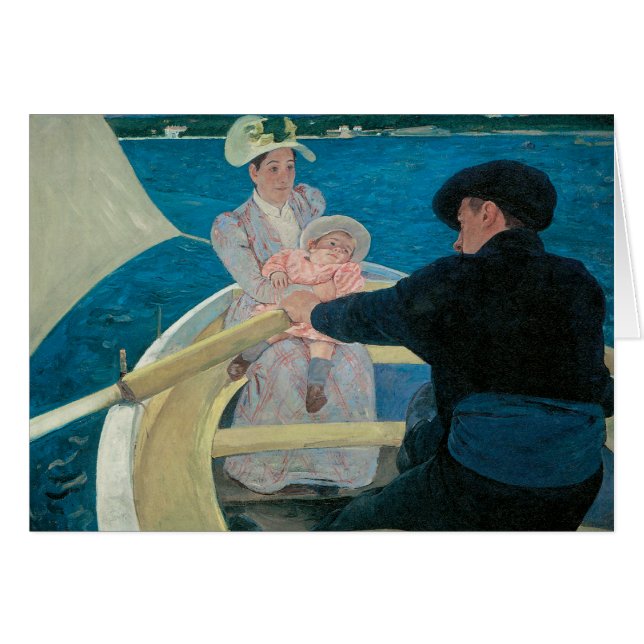 Bateau de Mary Cassatt, Art Vintage (Devant horizontal)