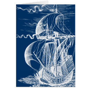 Bateau de navigation vintage