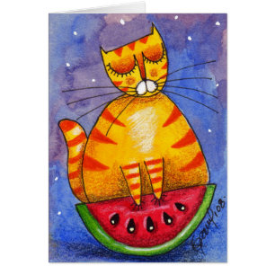 Bateau de pastèque - carte