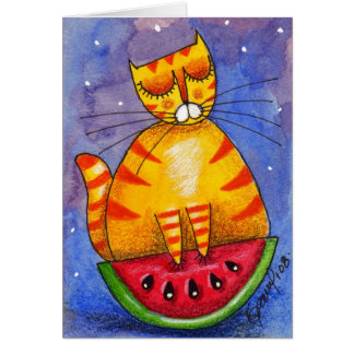 Bateau de pastèque - carte