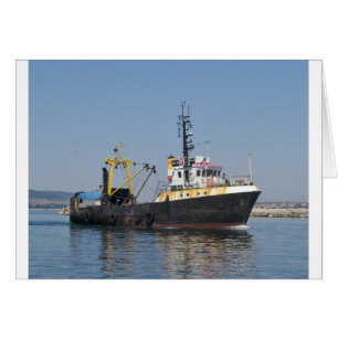 Bateau de pêche à la rouille