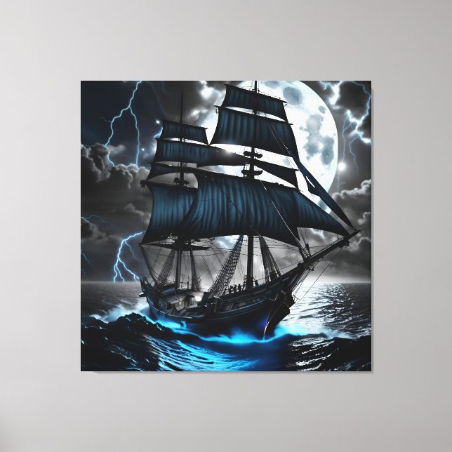 bateau de pirates toile enveloppée (Recto)