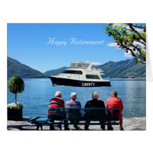 Bateau de plaisance Liberty sur un lac Bonne retra
