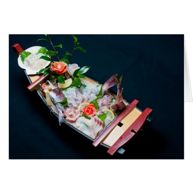 Bateau de sashimi (Devant horizontal)