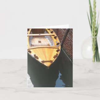 Bateau de Venise - carte pour notes
