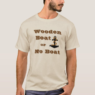 Bateau en bois ou T-shirt sans bateau