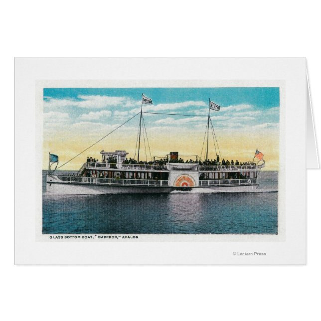 Bateau en fond de verre, Empereur, Avalon (Devant horizontal)