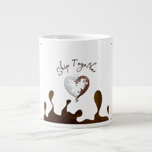 Bateau Ensemble Saint Valentin Mug Coeur de chocol