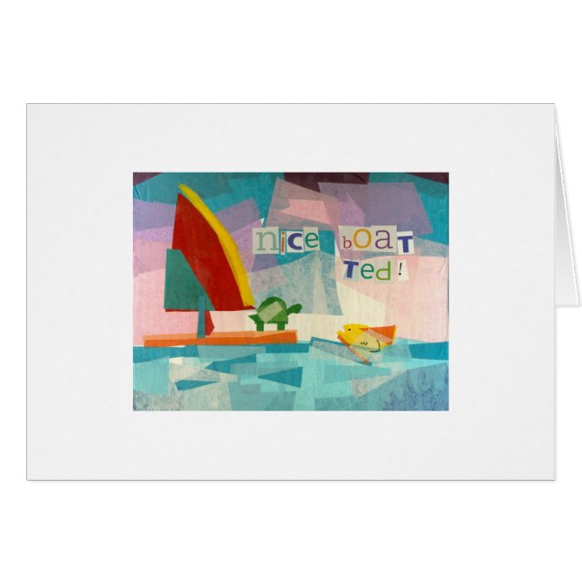 Bateau intéressant, Ted ! (Devant horizontal)