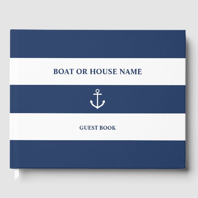 Bateau nautique ou Beach House Livre d'or (Recto)