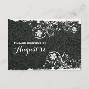Bateau rustique noir fantaisie RSVP