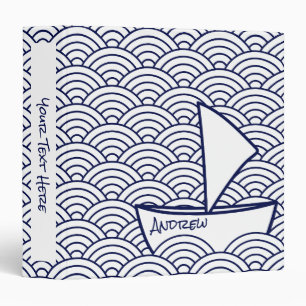 Bateau sur le classeur de vagues