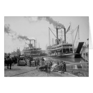 Bateaux à  vapeur chez Vicksburg, 1910