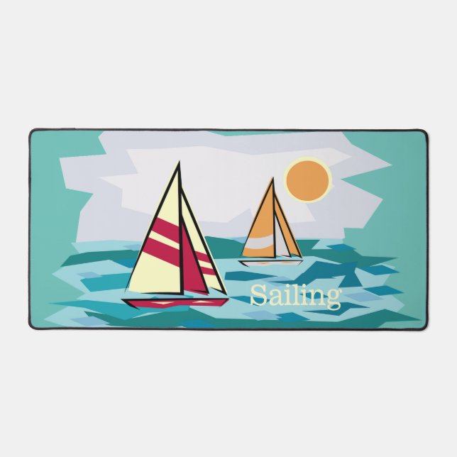 Bateaux à voiles Design Bureau Mat (Recto)