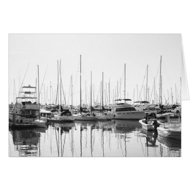 Bateaux dans le port (Devant horizontal)