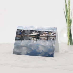 Bateaux en carte pour notes du port