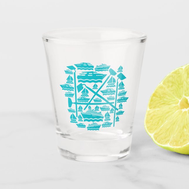 Bateaux et tuyaux en verre de tir (Devant)