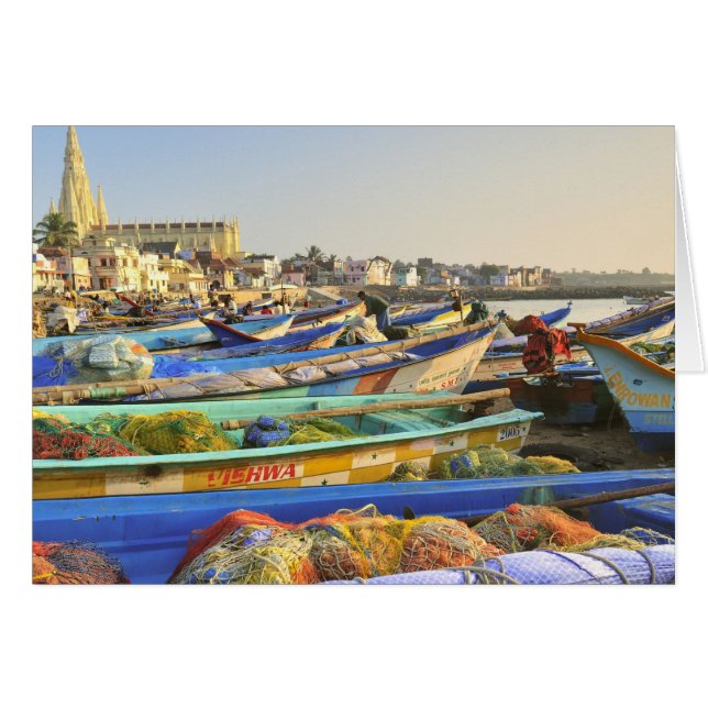 Bateaux préparés pour la pêche, L'église de (Devant horizontal)