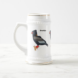 Bateleur Eagle illustration Beer Stein