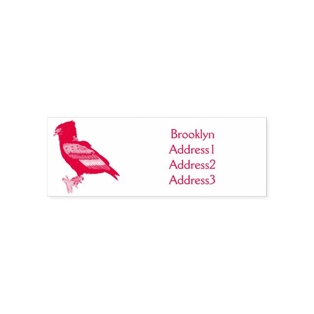 Bateleur Eagle illustration Self-inking Stamp (Design)