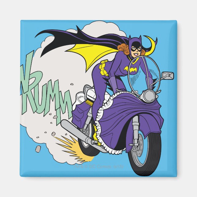 Batgirl Cycle Magnet (Front)