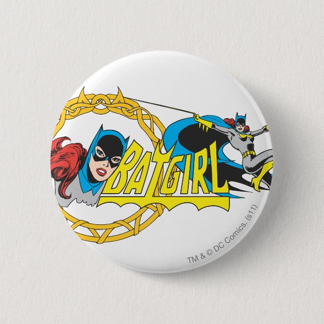 Batgirl Display 2 Inch Round Button (Front)