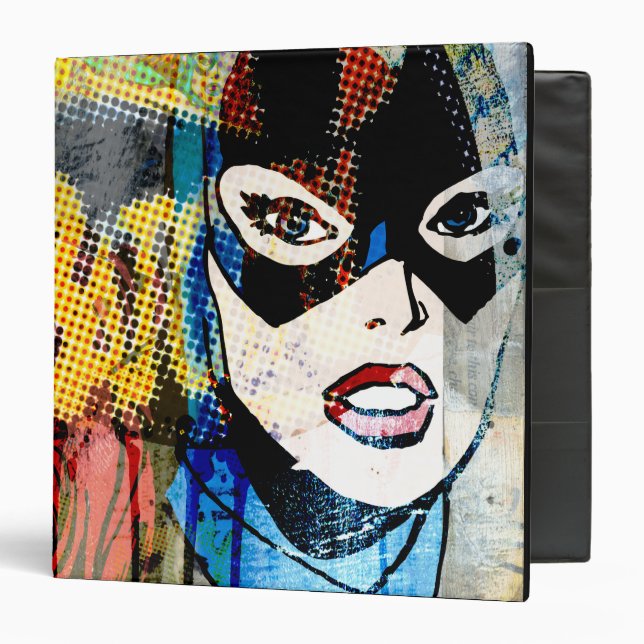 Batgirl Head Binder (Front/Inside)