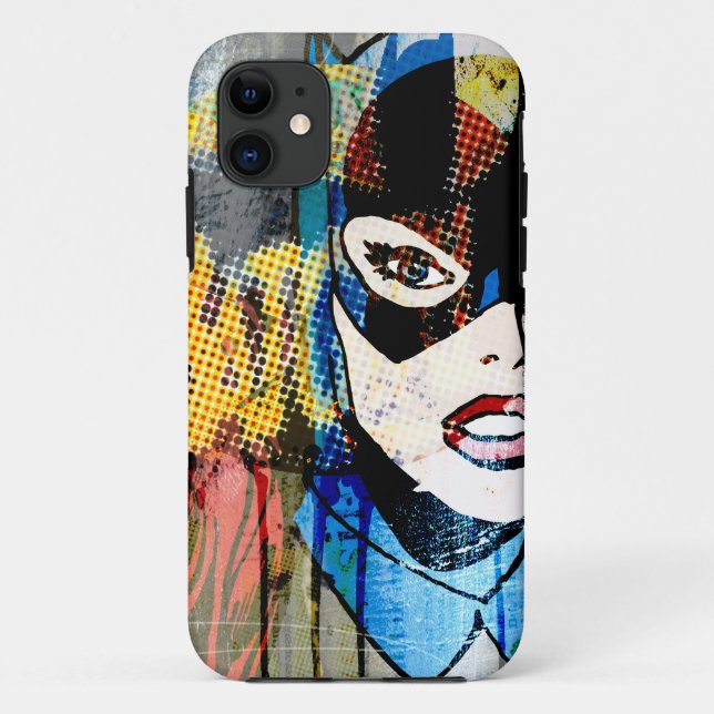 Batgirl Head Case-Mate iPhone Case (Back)