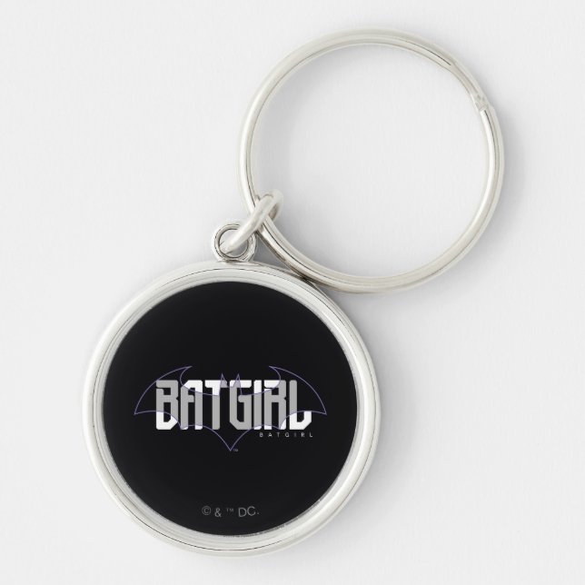 Batgirl Hi-Tech Name Graphic Keychain (Front)