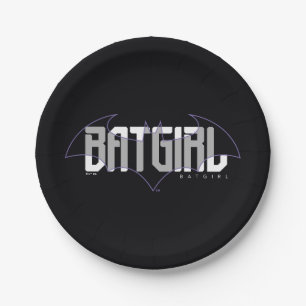 Batgirl Hi-Tech Name Graphic Paper Plate