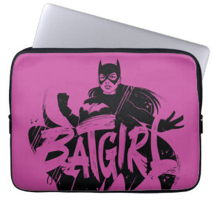 Batgirl Ink Brush Name Laptop Sleeve