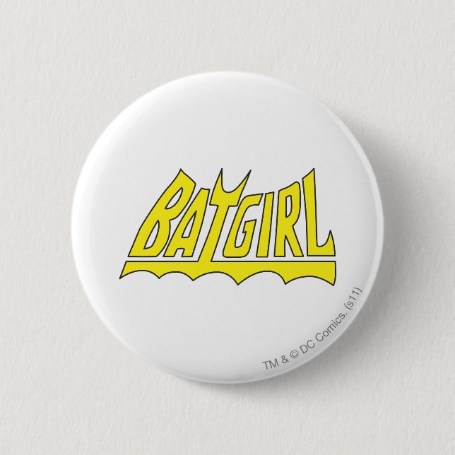 Batgirl Logo 2 Inch Round Button (Front)