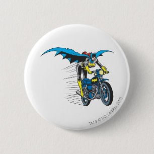 Batgirl on Batcycle 2 Inch Round Button