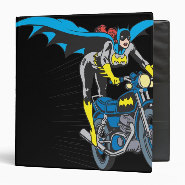 Batgirl on Batcycle Binder (Front/Inside)
