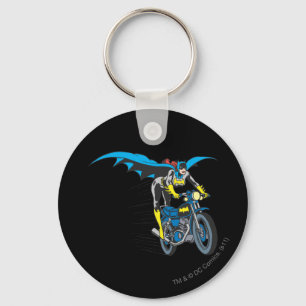 Batgirl on Batcycle Keychain